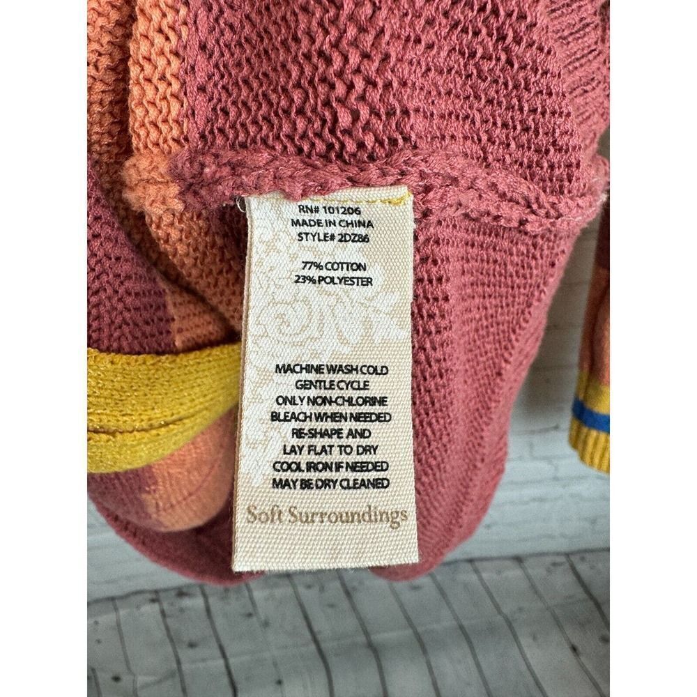 Soft Surroundings Multicolor Color Block Full Zip… - image 6